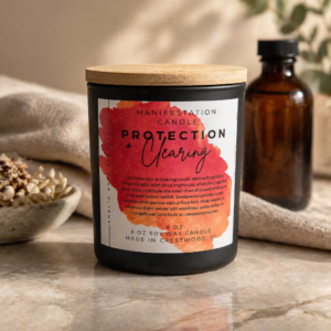 Manifesting Protection + Clearing Soy Candle