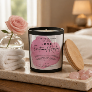 Manifesting Love + Emotional Healing Soy Candle